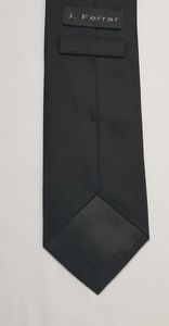 jf j.ferrar Accessories - J. Ferrar Black Silk Tie Mens jf j.ferrar Accessories - J. Ferrar Black Silk Tie Mens